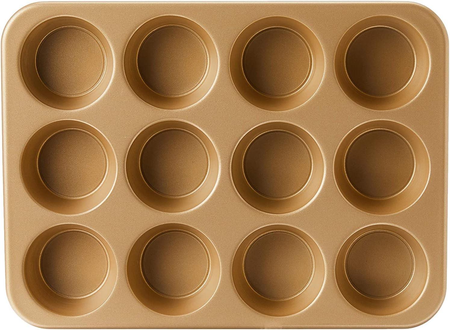 imageNordic Ware 9quot Round Nonstick Natural Aluminum Cake Pans 2 Pack Metallic12 Cups 275 Inch each