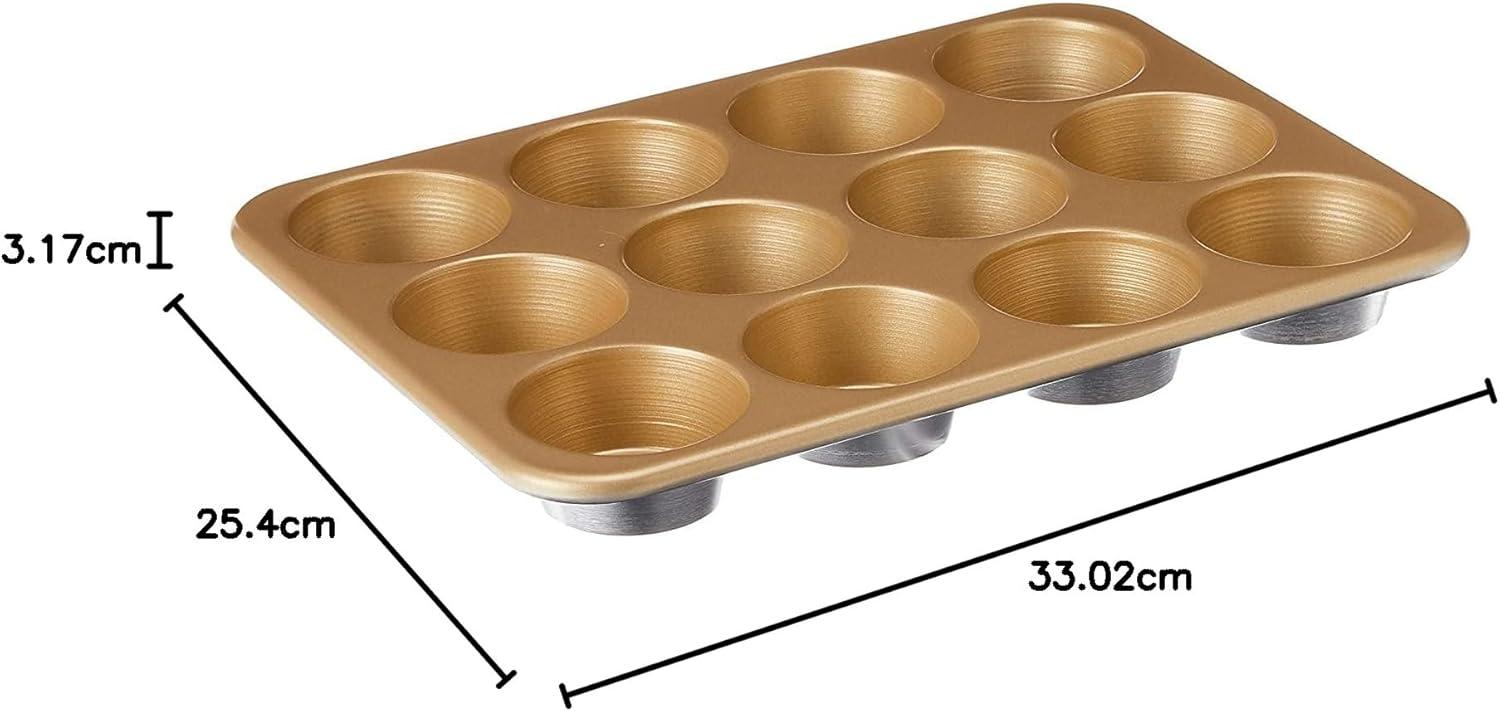 imageNordic Ware 9quot Round Nonstick Natural Aluminum Cake Pans 2 Pack Metallic12 Cups 275 Inch each