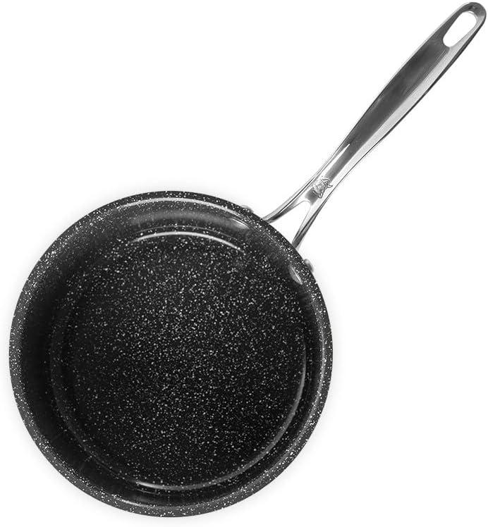 imageNordic Ware Basalt Aluminum Saute Skillet 8Inch Ceramic CoatingNonstick Ceramic Coating