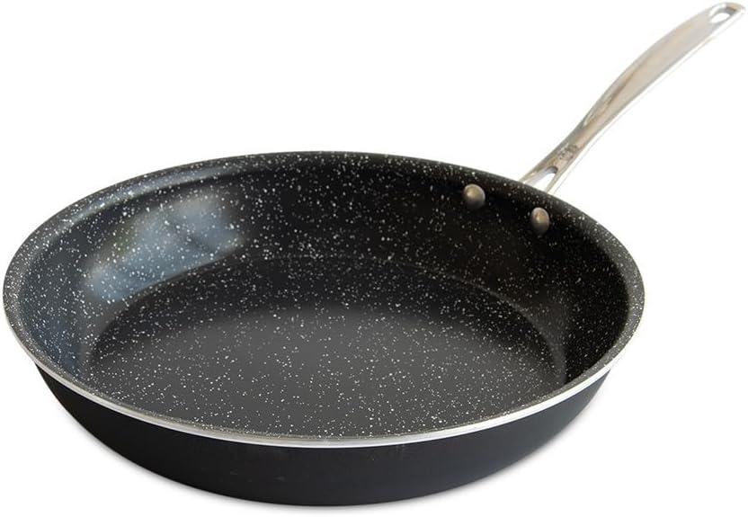 imageNordic Ware Basalt Aluminum Saute Skillet and Lid Set 8Inch Ceramic CoatingNonstick Ceramic Coating