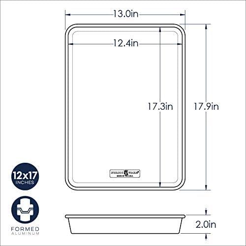 imageNordic Ware Naturals Aluminum NonStick HighSide Sheet Cake Pan