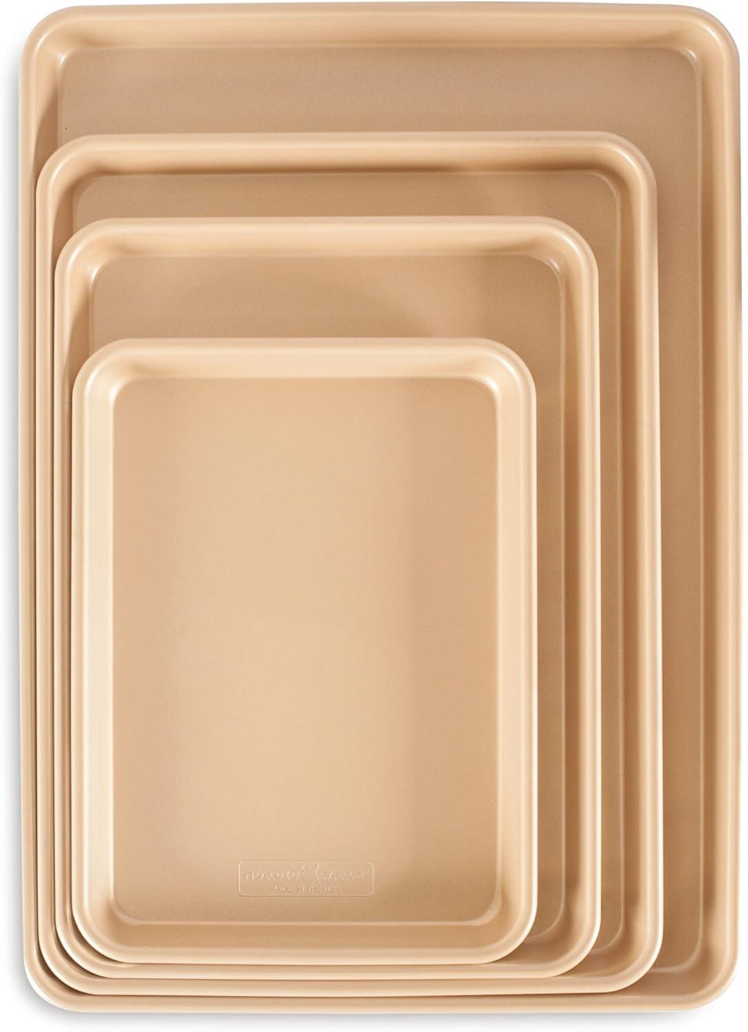 imageNordic Ware Naturals Aluminum NonStick Jelly Roll Baking Sheet15125 x 10625 inches Pack of 1