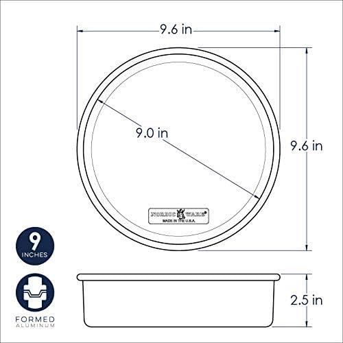 imageNordic Ware Naturals Round Cake Pan 9Inch 2Pack9 Inch