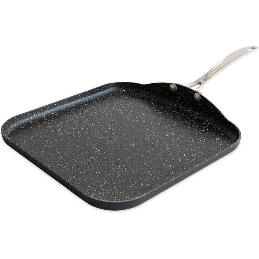 imageNordic Ware Basalt Ceramic Dual Top Grill GriddleNonstick Ceramic Coating