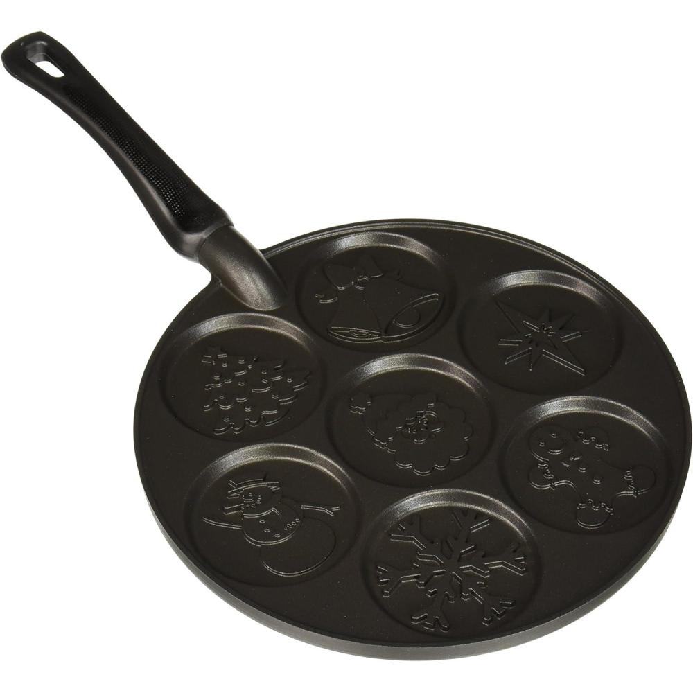 imageNordic Ware Holiday Pancake Pan Black 06 cupHoliday 1 Pancake