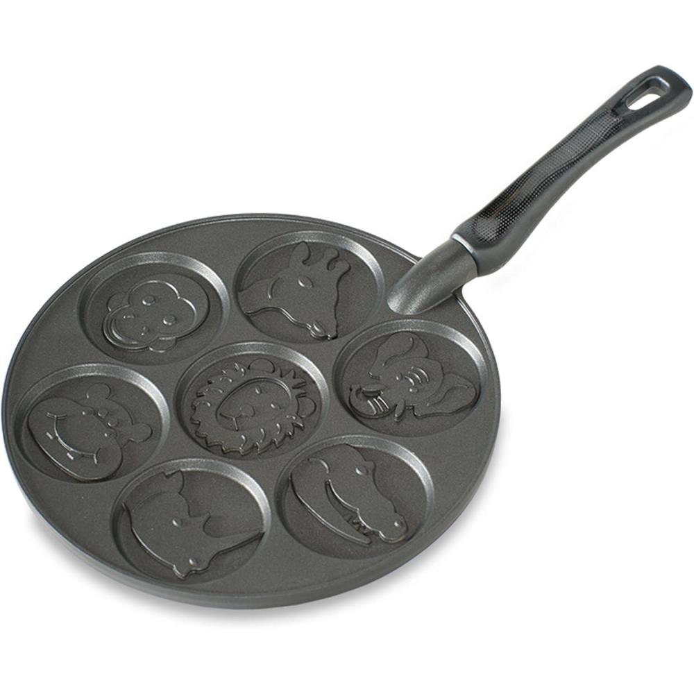 imageNordic Ware Holiday Pancake Pan Black 06 cupZoo Friends Pancake