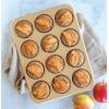 Nordic Ware 9″ Round Non-stick Natural Aluminum Cake Pans (2 Pack), Metallic(12 Cups (2.75 Inch each))