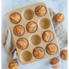 Nordic Ware 9″ Round Non-stick Natural Aluminum Cake Pans (2 Pack), Metallic(12 Cups (2.75 Inch each))
