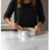 Nordic Ware Angled Icing Spatula, Stainless Steel with Beachwood Handle