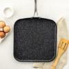 Nordic Ware Basalt Ceramic Dual Top Grill Griddle(Nonstick Ceramic Coating)