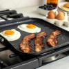 Nordic Ware Basalt Ceramic Dual Top Grill Griddle(Nonstick Ceramic Coating)