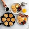 Nordic Ware Holiday Pancake Pan, Black 0.6 cup(Patterns)