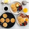 Nordic Ware Holiday Pancake Pan, Black 0.6 cup(Patterns)