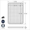 Nordic Ware Naturals Half Sheet Pan, Deluxe Silicone Liner and Cooling Rack, Cookie or Roasting Bakers Set(Half Sheet + Deluxe Mat + Grid)