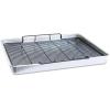 Nordic Ware Oven Crisp Baking Tray 2pc Set Includes Pan and Rack; Natural Aluminum For Air Frying, Crisping, Broiling, Baking; Cooking Surface 17 x 12 Inches(Natural)