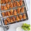 Nordic Ware Oven Crisp Baking Tray 2pc Set Includes Pan and Rack; Natural Aluminum For Air Frying, Crisping, Broiling, Baking; Cooking Surface 17 x 12 Inches(Natural)