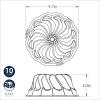 Nordic Ware Pirouette Bundt(10 Cups)