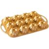 Nordic Ware 95377 Bundtlette Pan 75th Anniversary Braided Bundt Bites, Gold, 3.5