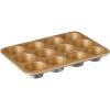 Nordic Ware 9″ Round Non-stick Natural Aluminum Cake Pans (2 Pack), Metallic(12 Cups (2.75 Inch each))