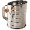 Nordic Ware Flour Sifter, 3-Cup Stainless Steel Flour Sifter, Rotary Design, Baking Accessories For Sifting Dry Ingredients & Powdered Sugar