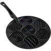 Nordic Ware Holiday Pancake Pan, Black 0.6 cup(Patterns)