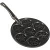 Nordic Ware Holiday Pancake Pan, Black 0.6 cup(Snowflake Pancake)