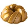 Nordic Ware NW 95577 75th Anniversary Braided Rope Bundt Cake Pan, Gold 12 Cup Capacity(12 Cup)