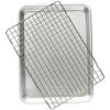 Nordic Ware Naturals Quarter Sheet, 2-Pack, Natural(Quarter Sheet with Nonstick Grid (Pack of 1))