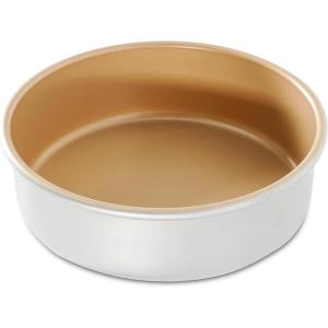 Nordic Ware 9″ Round Non-stick Natural Aluminum Cake Pans (2 Pack), Metallic(8 Inch)