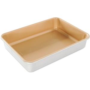 Nordic Ware 9″ Round Non-stick Natural Aluminum Cake Pans (2 Pack), Metallic(9 x 13 Inch)