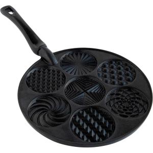 Nordic Ware Holiday Pancake Pan, Black 0.6 cup(Patterns)