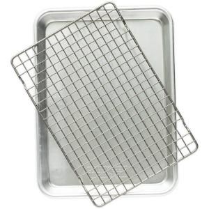 Nordic Ware Naturals Quarter Sheet, 2-Pack, Natural(Quarter Sheet with Nonstick Grid (Pack of 1))