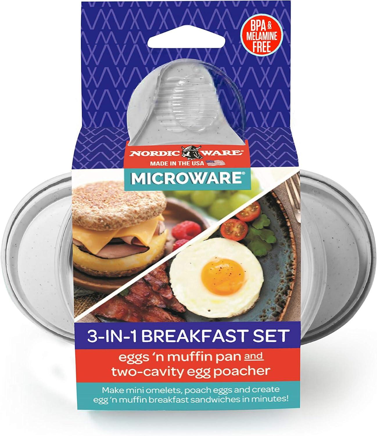 imageNordic Ware 3in1 Breakfast set 2Piece White2Piece