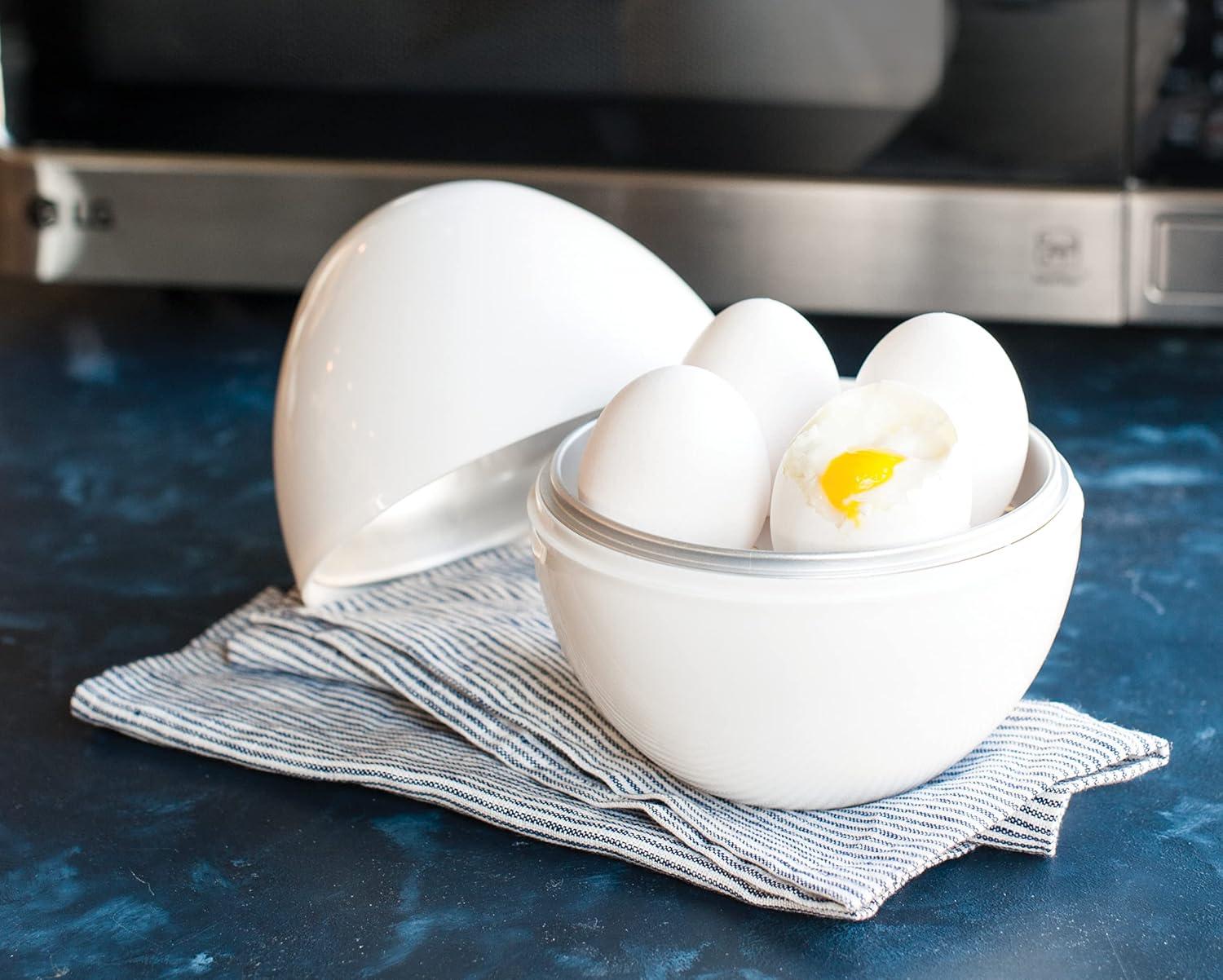 imageNordic Ware 3in1 Breakfast set 2Piece White4 Egg Capacity