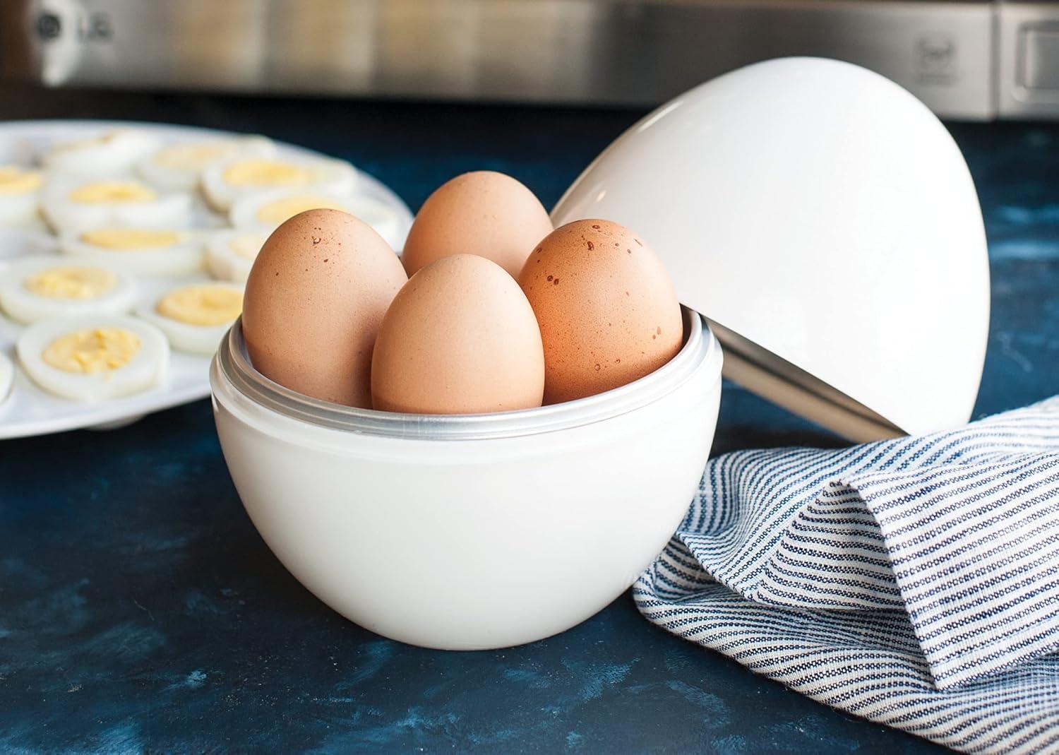 imageNordic Ware 3in1 Breakfast set 2Piece White4 Egg Capacity