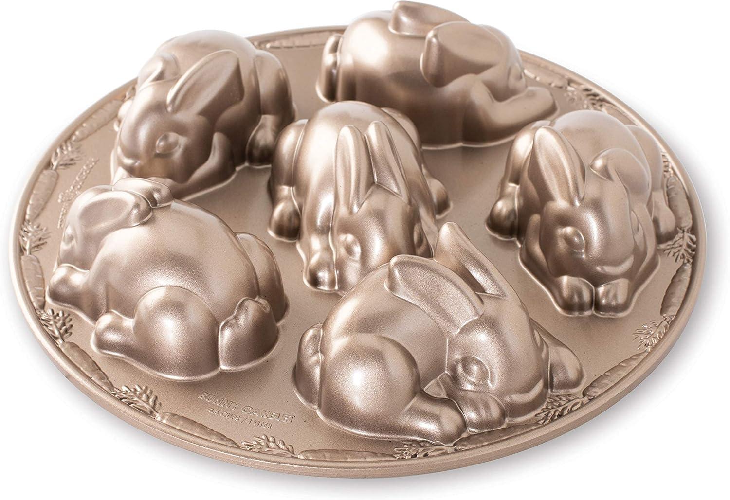 imageNordic Ware Baby Bunny Cakelet 45 Cup Capacity ToffeeToffee