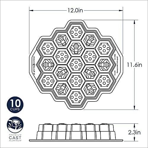 imageNordic Ware Beehive Cake Pan 10 Cup Toffee10 Cup