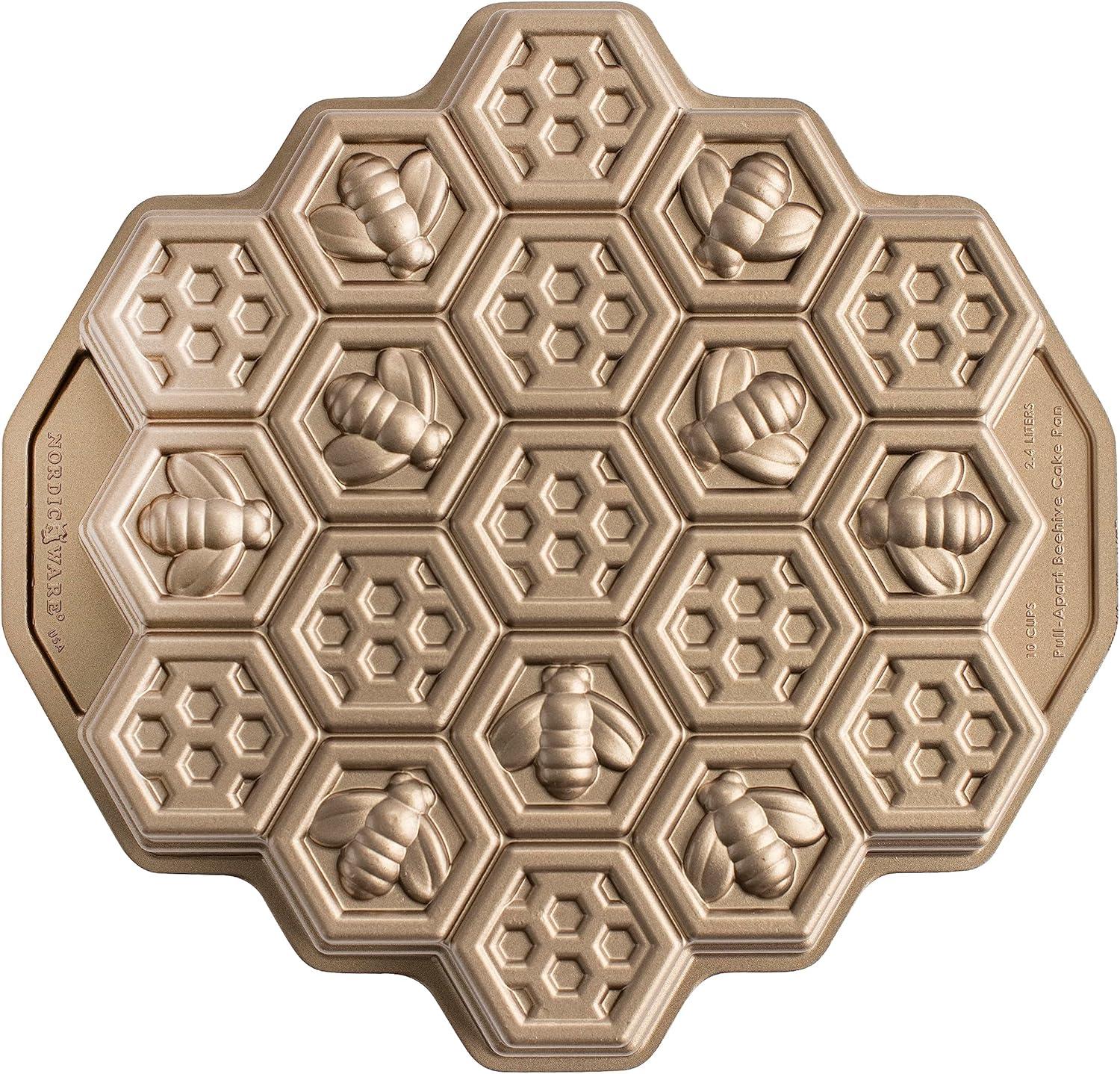 imageNordic Ware Beehive Cake Pan 10 Cup Toffee10 Cup