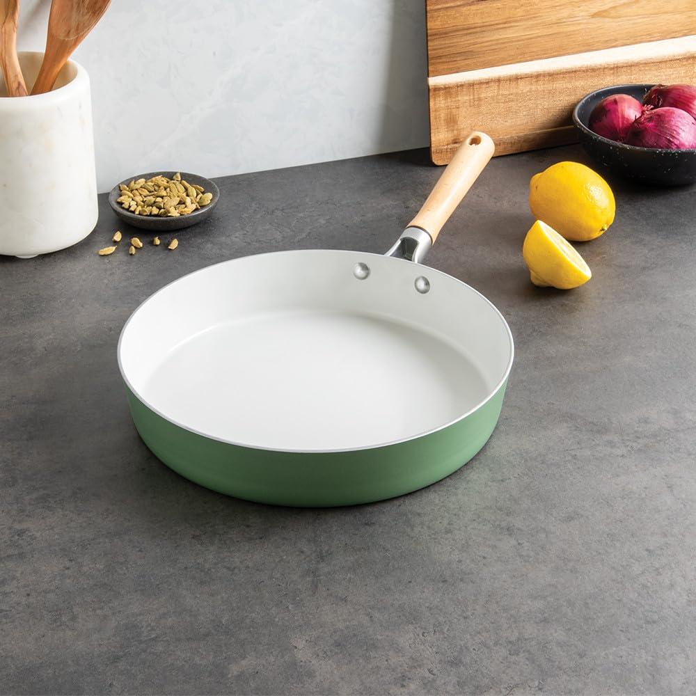 imageNordic Ware Cardamom Ceramic Nonstick 10 Inch Wok12 Inch