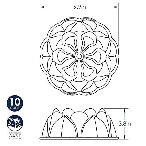 imageNordic Ware Floral Cakelet 3 Cups Toffee10 Cup
