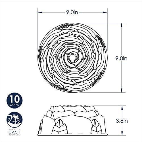 imageNordic Ware Floral Cakelet 3 Cups Toffee10 Cup