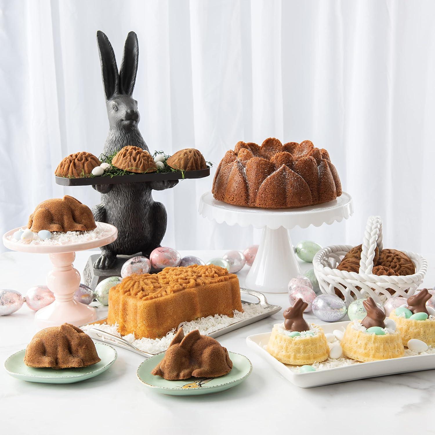 imageNordic Ware Floral Cakelet 3 Cups Toffee10 Cup