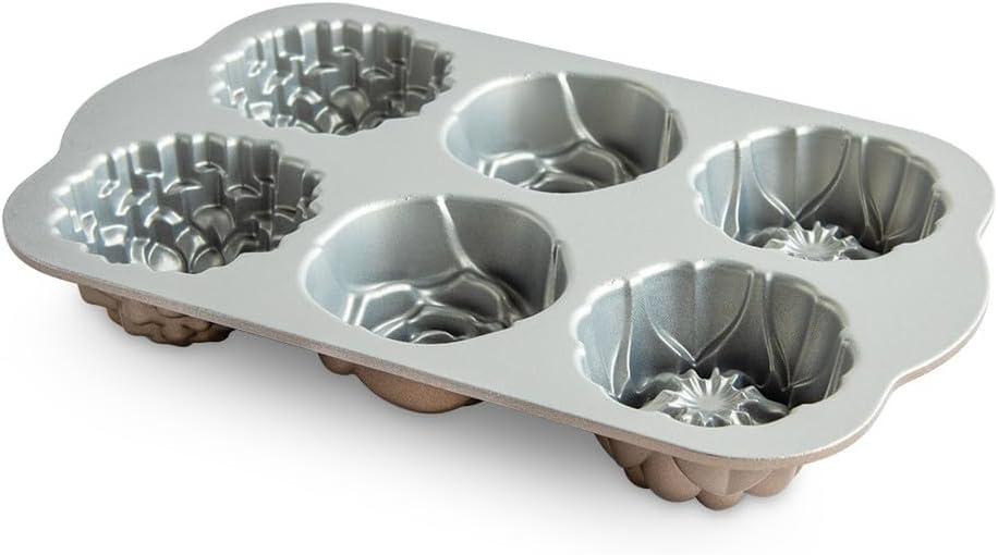 imageNordic Ware Floral Cakelet 3 Cups Toffee3 Cup