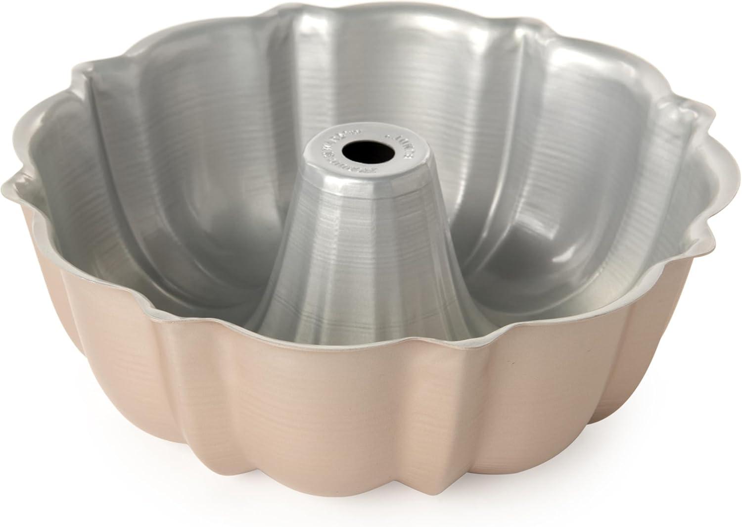imageNordic Ware Formed Bundt 12 Cup Glacier WhiteGolden Hour