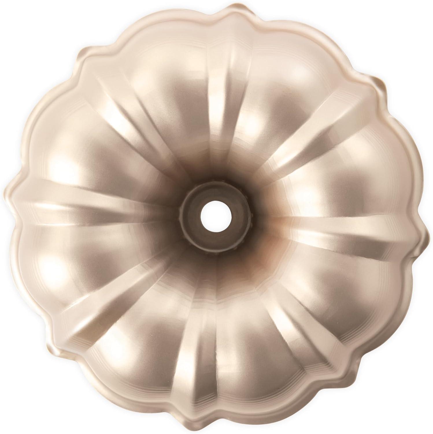 imageNordic Ware Formed Bundt 12 Cup Glacier WhiteGolden Hour