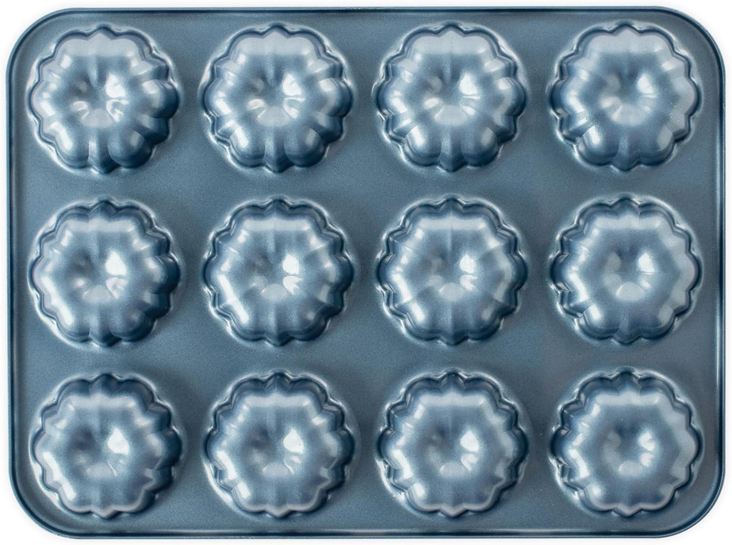 imageNordic Ware Formed Bundt 6 Cup Twilight BlueCupcake Bundt 12Cavity