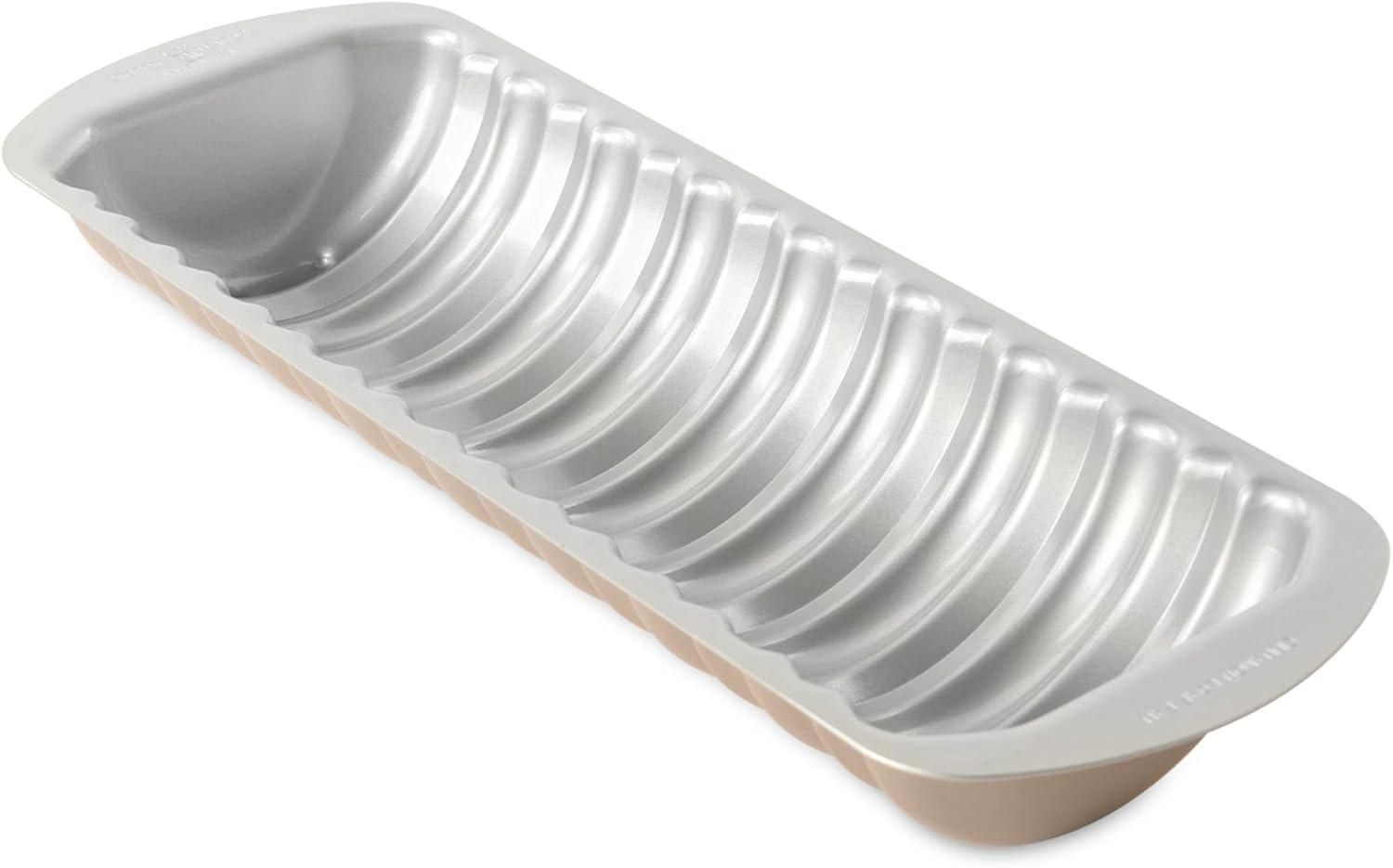 imageNordic Ware Formed Cinnamon Bread and Almond Loaf Pan 4 Cup Golden Hour4 Cup