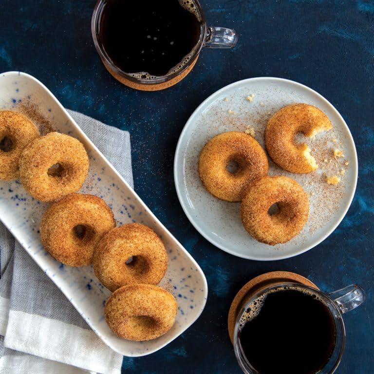 imageNordic Ware Formed French Twist Donut Pan 6 Cavities Twilight BlueTwilight Blue