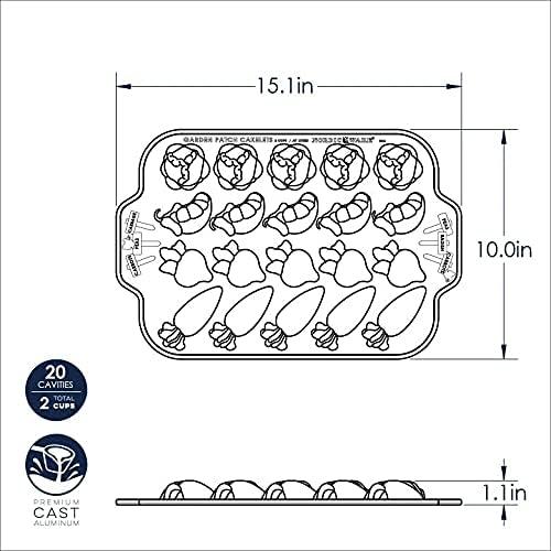 imageNordic Ware Garden Patch Pan2 Cup Capacity Pack of 3