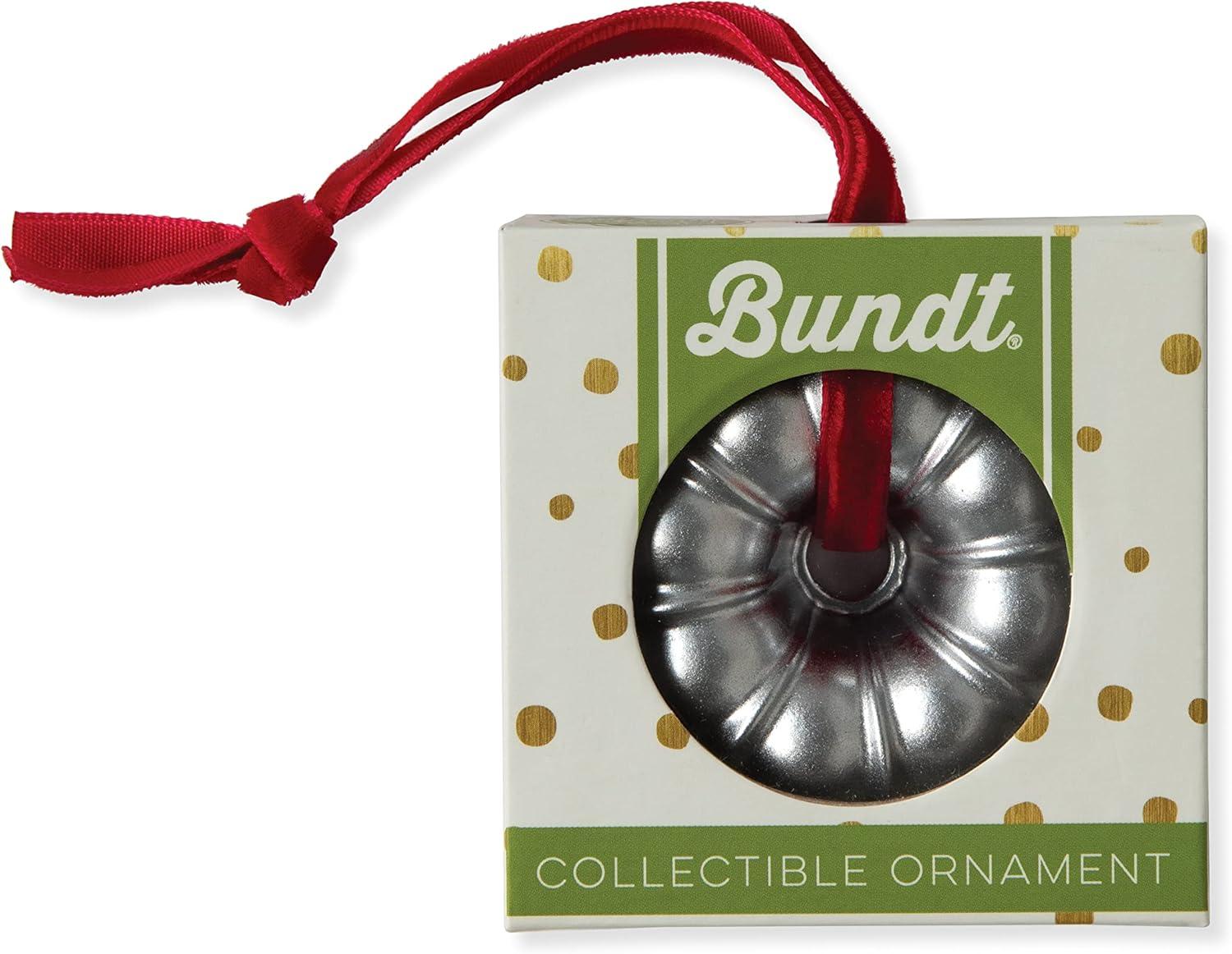 imageNordic Ware Jubilee Bundt Ornament Set Gold and Silver 2PiecesSilver